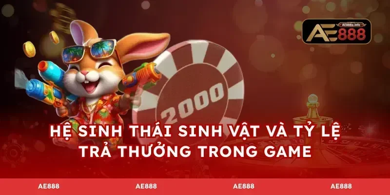 Hệ sinh thái sinh vật và tỷ lệ trả thưởng trong game